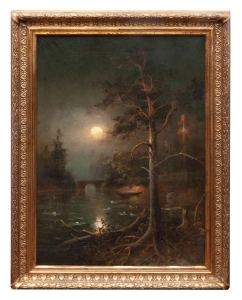 Georgy Aleksandrovich Beideman  “Over the Water in the Moonlight"