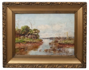 Karl Ivanovich Rosen “Village landscape”