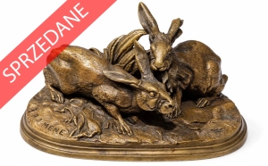 Zające, Pierre-Jules Mêne, Francja, XIX w.