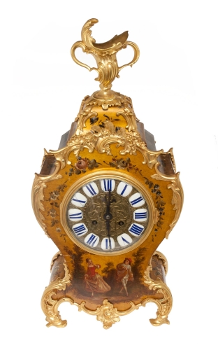 Fireplace clock, France, circa 1880, antiques, old clocks, antique clocks, antiques Warsaw,  Galeria Żak