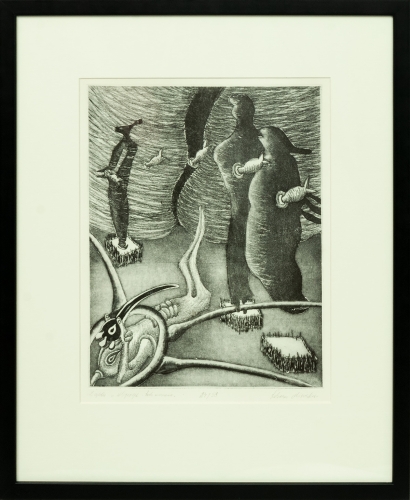 Mirosław Lekasa "Migracje 2", antyki, galeria żak, malarstwo polskie, dzieła sztuki