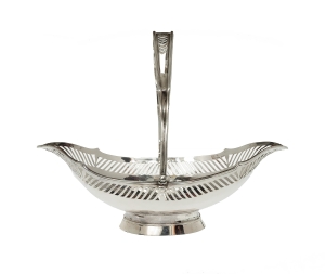 Kosz srebrny, Bracia Friedländer, Berlin, ok. 1900 r.