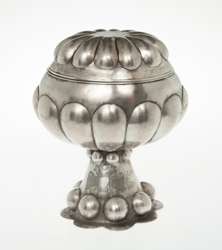 Puszka srebrna na komunikanty, antyki, srebra, stare srebra, platery, Galeria żak, skup antyków, antyki Warszawa