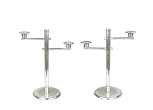 Pair of Art Deco Candlesticks, 1930s