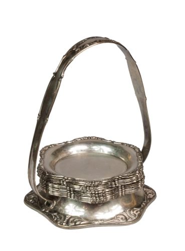 Set of saucers, Franz Bibus, Czechoslovakia, circa 1930