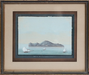 Neapolitan school "Isola di Capri", circa 1830 