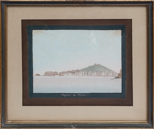 Neapolitan school "Napoli di mare", circa 1830,antiques, polish paintings, old paintings, antique paintings, antiques Warsaw,  Galeria Żak