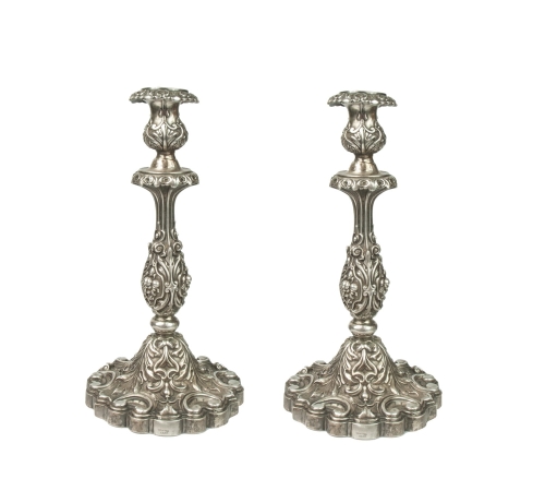 Pair of candlesticks, Maurice Mayer, Paris, circa 1860-1870