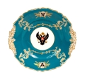 Talerz, Rosja, okres cara Mikołaja I, 1825 – 1855, antyki, Galeria Żak, stara porcelana, porcelana, antyki Warszawa
