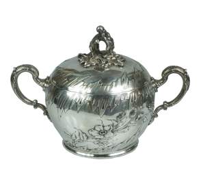 Sugar Bowl, Bremen, Germany, M.H. Wilkens & Söhne, Clemens Dahmen, 1895 