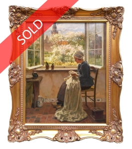 Peter Pulm  „Dutch woman at the window”