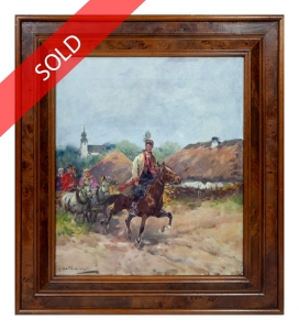 Adam Setkowicz "Return from church"