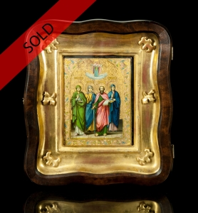 Icon,  Mary Valeria Paul and Anna, 19th century