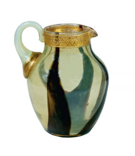 Milk Jug, Murano, 19th century, antiques, old glass, antique glass, antique Warsaw,  Galeria Żak