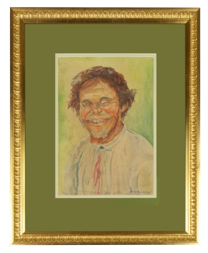 Aleksander Augustynowicz „Portrait”,antiques, polish paintings, old paintings, antique paintings, antiques Warsaw,  Galeria Żak