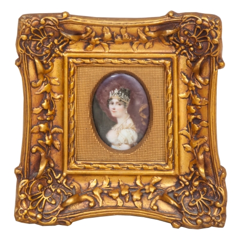 Cesarzowa Józefina, krąg Daniela Sainta, Francja, ok. 1815 r.,antyki, galeria żak, porcelana, skup antyków