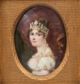 Cesarzowa Józefina, krąg Daniela Sainta, Francja, ok. 1815 r.,antyki, galeria żak, porcelana, skup antyków