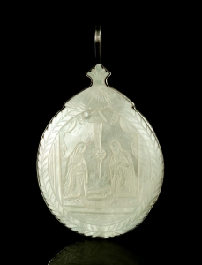 Medallion „The birth of Jesus” , Bethlehem, circa 1850 