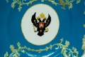 Talerz, Rosja, okres cara Mikołaja I, 1825 – 1855, antyki, Galeria Żak, stara porcelana, porcelana, antyki Warszawa