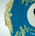 Talerz, Rosja, okres cara Mikołaja I, 1825 – 1855, antyki, Galeria Żak, stara porcelana, porcelana, antyki Warszawa