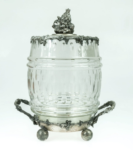 Bola do ponczu, Niemcy, k. XIX w.
, antyki, srebra, stare srebra, platery, Galeria żak, skup antyków, antyki Warszawa