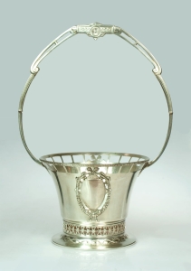 Basket for fruits, Argentor Werke, Vienna, circa 1900 