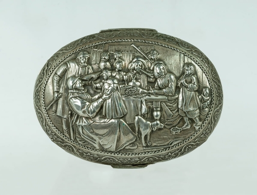 Tabakierka srebrna, XIX w.
, antyki, srebra, stare srebra, platery, Galeria żak, skup antyków, antyki Warszawa