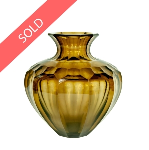 Art Deco Vase, Józefina Glassworks, circa 1930