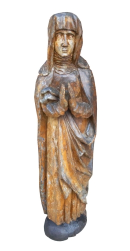 Saint Mary, 18th century, antiques, old sculptures, antique sculptures, antiques Warsaw,  Galeria Żak