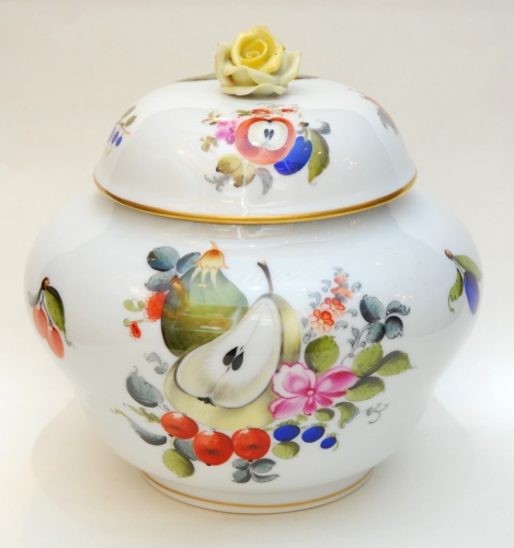 Bomboniera Herend, antyki, Galeria Żak, stara porcelana, porcelana, antyki Warszawa