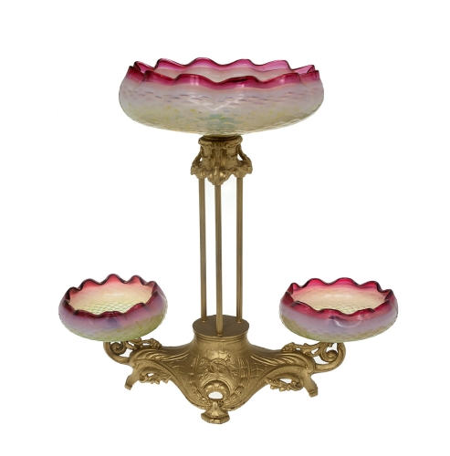 Żardiniera, secesja, antyki Warszawa, stare szkła, szkło dekoracyjne