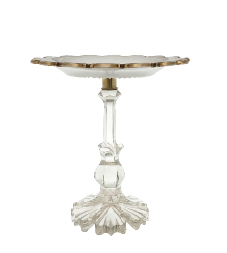 Patera Biedermeier, Niemcy, ok. 1830 r., antyki Warszawa, stare szkła, szkła antyczne