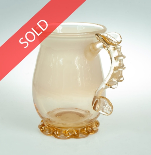 Jerzy Słuczan-Orkusz, Mug, circa 1970, antiques, old glass, antique glass, antique Warsaw, Galeria Żak