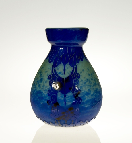 Wazon, Art Deco, Charles Schneider, antyki Warszawa, stare szkła, szkła antyczne