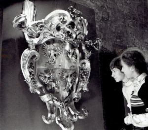 Maciej Sochor "Kartusz herbowy Wazów", 1976 r.
