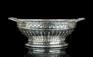 German openwork basket, Neresheimer&Sohne, Hanau, 1900