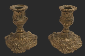 Para lichtarzy Rokoko, XIX w.