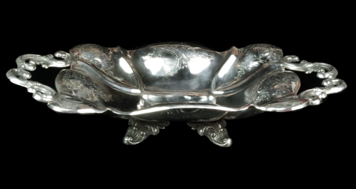Charger, 19th century, old silver, antique silver, antique Warsaw, Galeria Żak