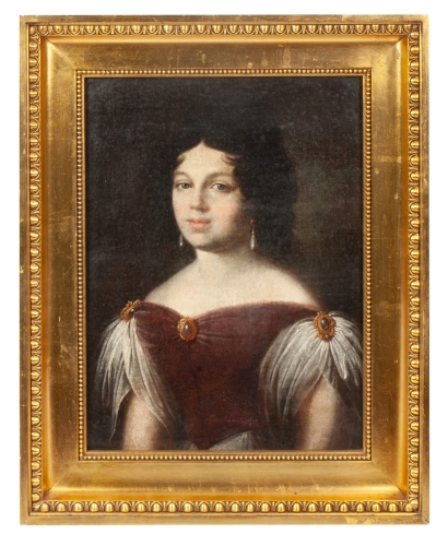 Marcin Jabłoński (?) „Portrait”, 19th century,antiques, polish paintings, old paintings, antique paintings, antiques Warsaw, Galeria Żak