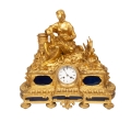 Mantel clock, France, half of the 19th century, antiques, old clocks, antique clocks, antiques Warsaw, Galeria Żak