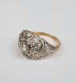 Diamonds ring, old jewelry, antiques, Galeria Żak, Galeria Zak