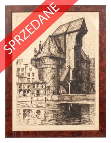 Berthold Hellingrath „Żuraw”, antyki, galeria żak, malarstwo dawne, dzieła sztuki