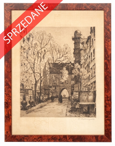 Berthold Hellingrath „Gdańsk”, antyki, galeria żak, malarstwo dawne, dzieła sztuki