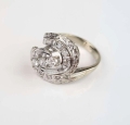 Diamonds ring , old jewelry, antiques, Galeria Żak
