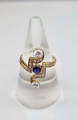 Sapphires ring, old jewelry, antiques, Galeria Żak