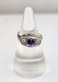 Sapphire ring, old jewelry, antiques, Galeria Żak