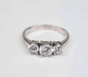 Moissanite ring