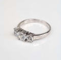 Moissanite ring, old jewelry, antiques, Galeria Żak
