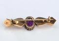 Amethyst brooch, Russia, 19th century, old jewelry, antiques, Galeria Żak