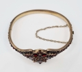 Garnet bracelet, early 20th century, old jewelry, antiques, Galeria Żak